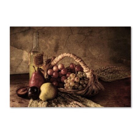 Trademark Fine Art Silvia Simonato 'Grapes' Canvas Art, 22x32 1X00246-C2232GG
